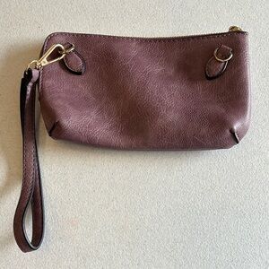 Jen & Co. Chic Leather Wristlet Clutch